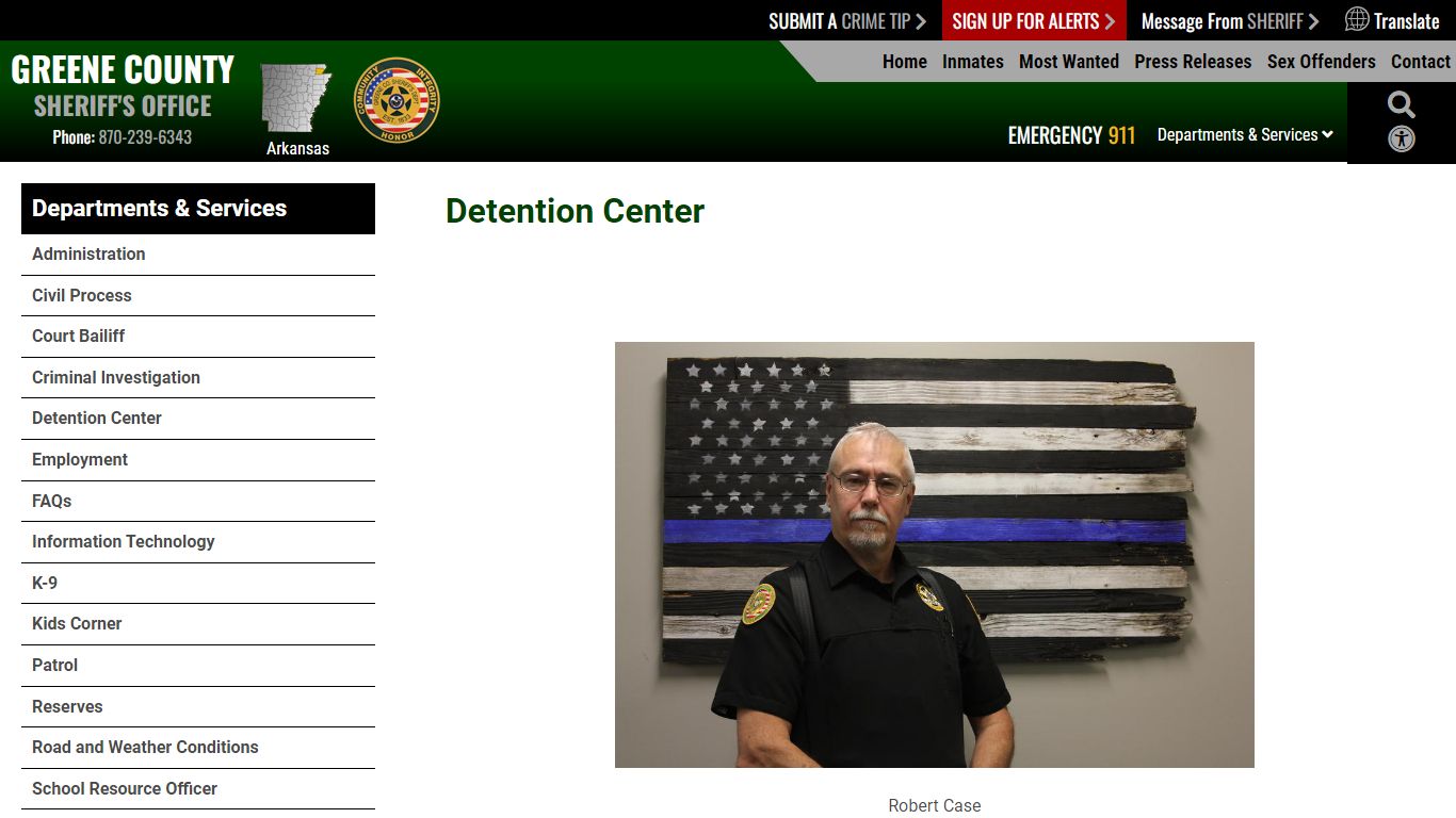 Detention Center | Greene County AR Sheriff's Office