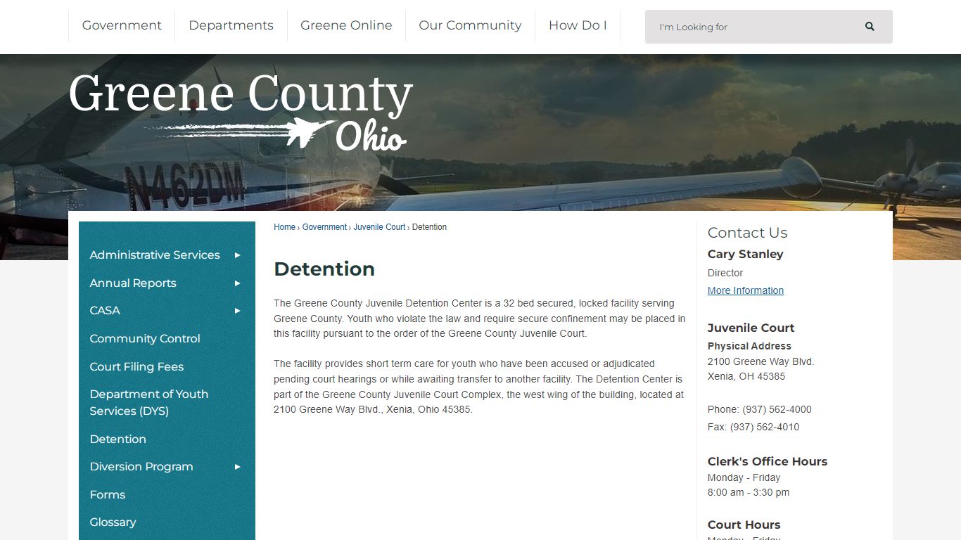 Detention | Greene County, OH - Official Website